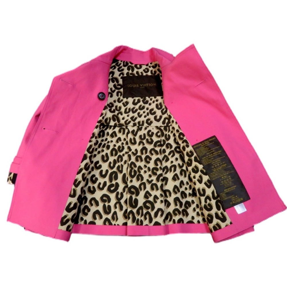 Pink Louis Vuitton Steven Sprouse Double Breasted Jacket - Picture 2 of 11